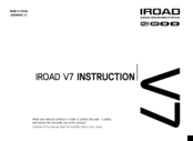 Iroad V7 Instruction Manual