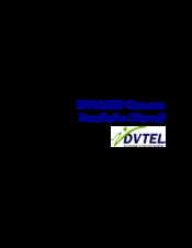 DVTEL 9501-M4-N/P Installation Manual