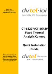 DVTEL CT-5642F Quick Installation Manual