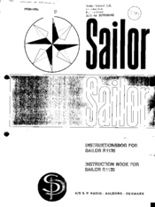 Sailor R1120 Instruction Book