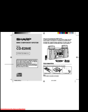 Sharp CD-E250E Operation Manual