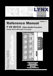 Lynx P VD 5010 B Reference Manual