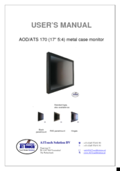 A1 Touch AOD 170 User Manual