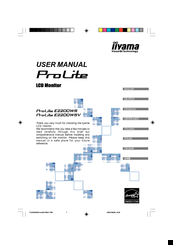 Iiyama ProLite e2200wsv User Manual
