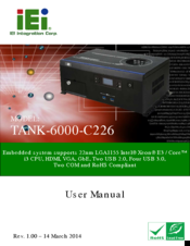 IEI Technology TANK-6000-C226i-E3/4G-R10 User Manual