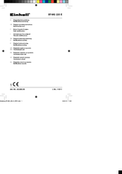 EINHELL BT-MG 220 E Original Operating Instructions