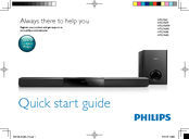 Philips HTL2160C Quick Start Manual