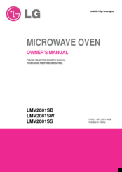 LG LMV2081SB Owner's Manual