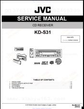 JVC KD-S31 Service Manual