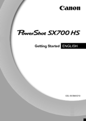 Canon PowerShot SX700 HS Getting Started