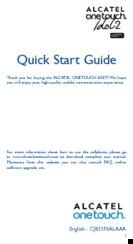Alcatel IDOL 2 6037Y Quick Start Manual