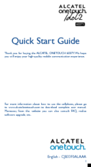 Alcatel IDOL 2 6037B Quick Start Manual