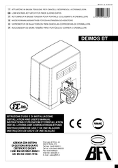 Bft Deimos Bt Manuals Manualslib