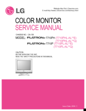 LG Flatron T710PH Service Manual