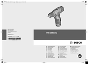 Bosch PSR 1080 LI-2 Original Instructions Manual