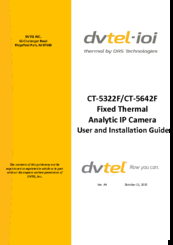 DVTEL CT-5642F User And Installation Manual