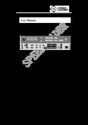 Speedleader LVP6000 User Manual