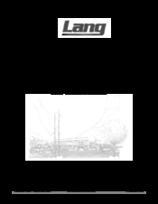 Lang G72T-JBX Installation, Operation And Maintenance Manual