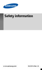 Samsung SM-R350 Safety Information Manual
