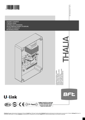 Bft Thalia Manuals Manualslib