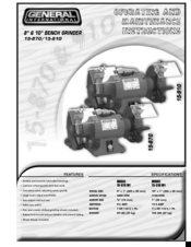 General International 15-870 M1 Operating And Maintenance Instructions Manual