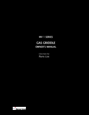 Moorwood Vulcan MV1GRD90-FT-NG Owner's Manual