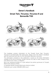 Triumph BDG 125 h motocicleta manual de instrucciones manual de instrucciones de manual manual