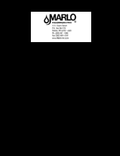 Marlo Incorporated RO-14C Installation, Operation & Service Manual