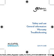 Alcatel Go Watch SM-03 Safety And Users Manual