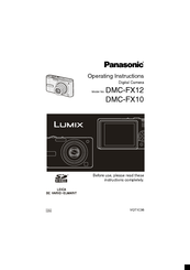 Panasonic DMC-FX12 Operating Instructions Manual