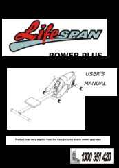 LifeSpan ROWER PLUS User Manual