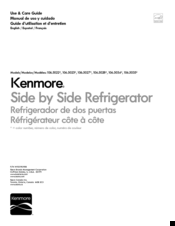Kenmore 106.5035 Series Use & Care Manual