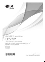 LG 55LY970H Owner's Manual