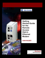 Allen-Bradley 9300-Rades Started Manual