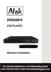 Atak DVDA2015 Instruction Manual