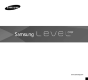 Samsung LEVEL OVER Manual