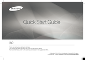 Samsung I80 Quick Start Manual