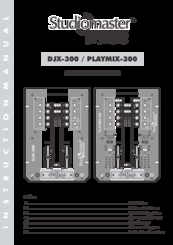 Studiomaster Djx 300 Manuals Manualslib