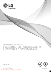 LG V-K73144NT Owner's Manual