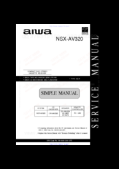 Aiwa NSX-AV320 Service Manual