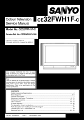 Sanyo CE32FWH1F-C Service Manual