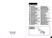 Makita PLM4611 Original Instruction Manual