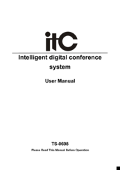 ICT TS-0698 Manual