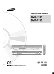 Samsung DVD-R136 Instruction Manual