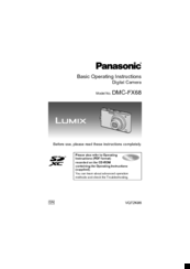 Panasonic DMC-FX68 Basic Operating Instructions Manual