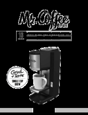 Mr. Coffee BVMC-SCGB SERIES User Manual