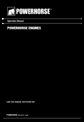 Powerhorse 291 Operation Manual