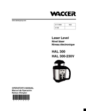 Wacker Neuson HAL 300 Operator's Manual