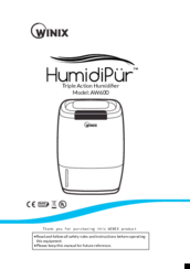 Winix HUMIDIPUR AW600 User Manual
