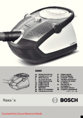 Bosch GS60 Instructions For Use Manual